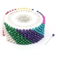 thumbnail image 1 of Uxcell Multicolor Needlework Ball Head Pins 1.46" Long for Party Wedding 480Pcs, 1 of 1