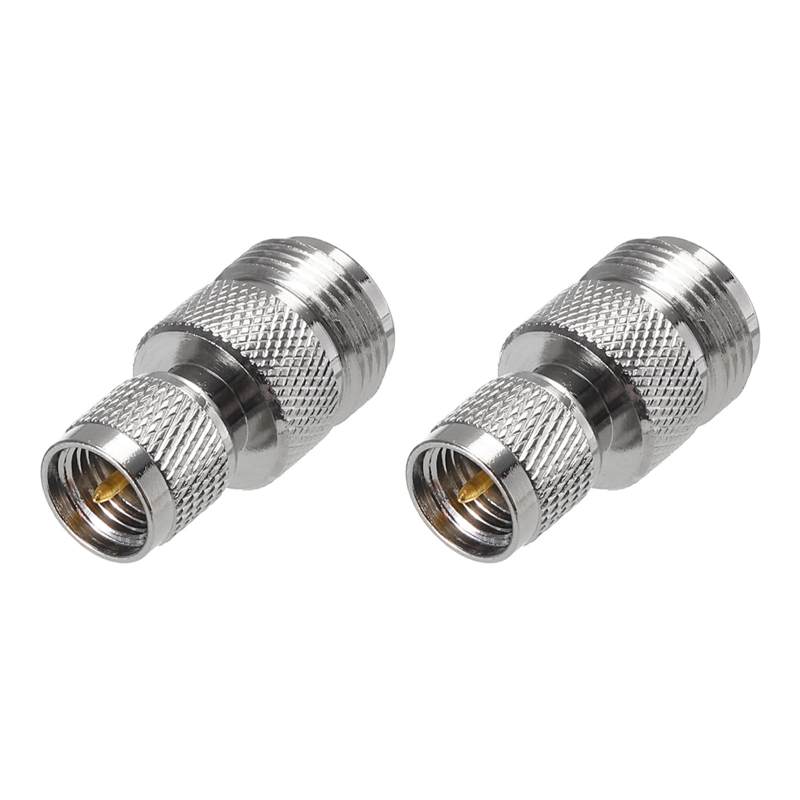 Uxcell N Female to Mini UHF Male Coaxial Adapter Coax Connector 50 Ohm