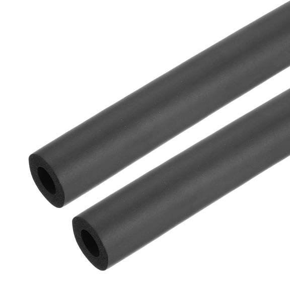 Uxcell NBR Foam Tubing for Handle Grip Support Pipe Insulation 13mm x 21.7mm Black
