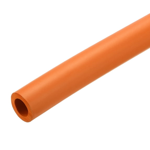 Uxcell NBR Foam Tubing for Handle Grip Support Pipe Insulation 18mm x 28.5mm Orange