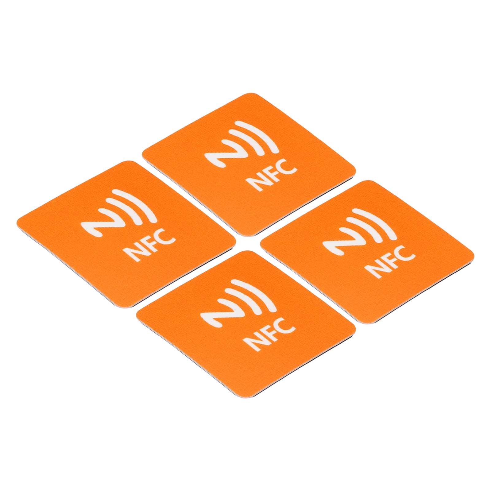Uxcell NFC Stickers NFC216 Tag Sticker 888 Bytes Square NFC Tags Orange ...