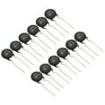 thumbnail image 1 of Uxcell NTC Thermistors Resistors, 12Pcs 8 Ohm NTC8D-13 High Sensitivity Inrush Current Limiter Negative Temperature Coefficient Thermistor Temperature Sensor for Measuring Temperature, 1 of 6