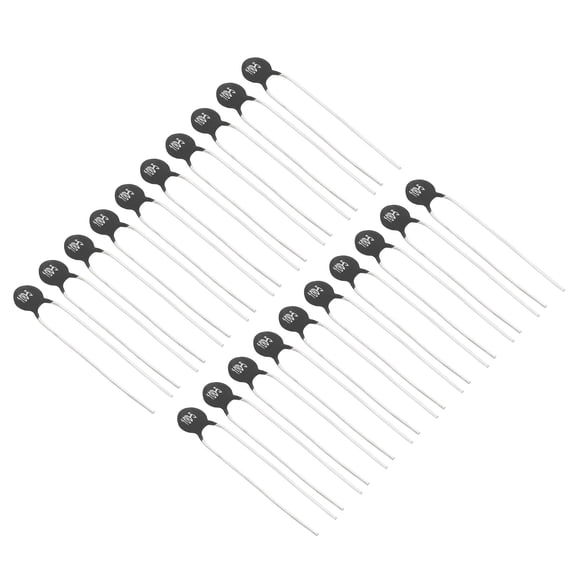 Uxcell NTC Thermistors Resistors, 20Pcs 10 Ohm NTC 10 D-5 High Sensitivity Current Limiter Temperature Sensor