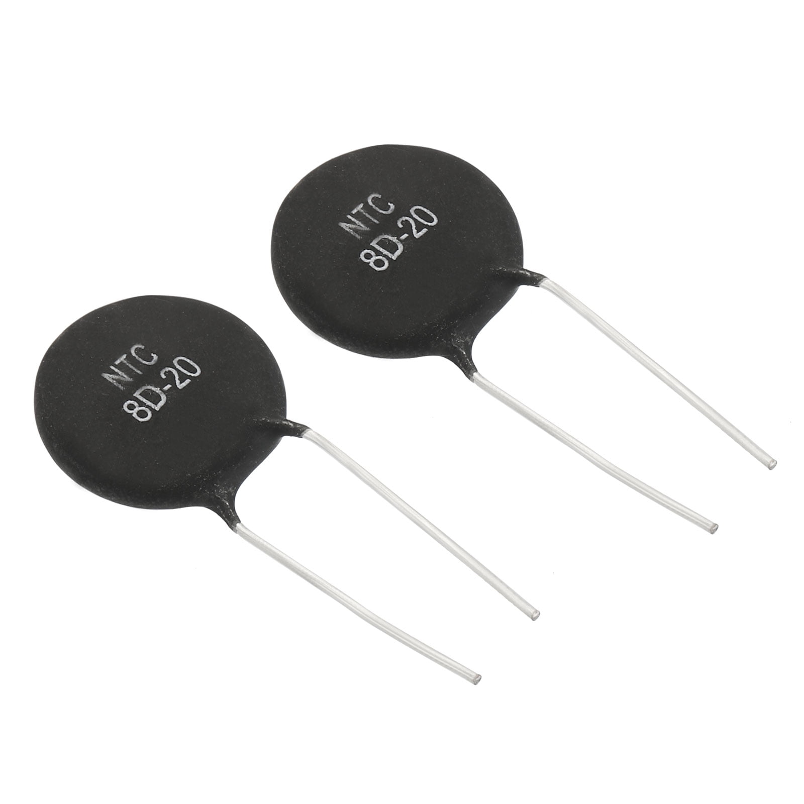 Uxcell NTC Thermistors Resistors, 2Pcs 8 Ohm NTC 8 D20 High