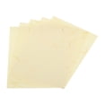 thumbnail image 1 of Uxcell Natural Fiber Mulberry Paper Sheets Tissue Washi Paper Design for DIY Craft Origami Card Making Light Yellow 6x8 Inch, 1 of 7