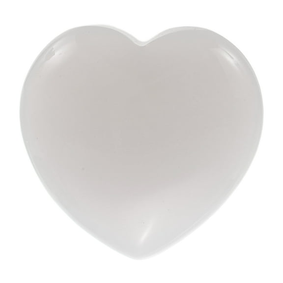 Uxcell Natural Heart Shaped Crystal Stone, 1.2 Inch Mini Polished Love Gemstone Crystal, Pocket Rock Engraved Worry Stones for Women Gifts Meditation, Grey Agate