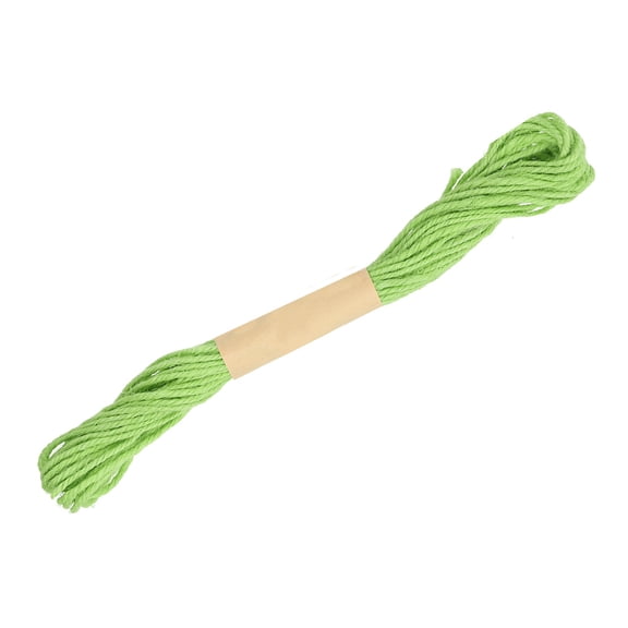 Uxcell Natural Jute Twine String, 0.08 Inch x 33 ft Jute Rope Thread String Rope for Crafts Home Decor, Fruit Green