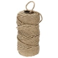 thumbnail image 1 of Uxcell Natural Jute Twine String 164ft x 6mm Long Strong Twine Rope for Arts Crafts Ribbon Gift Wrapping Packing, Yellow, 1 of 6