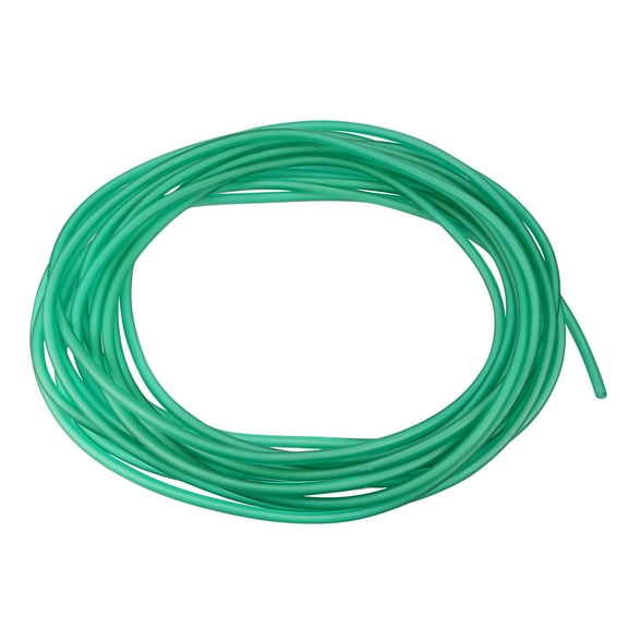 Uxcell Natural Latex Rubber Tubing 1/16"(1.6mm) ID 1/8"(3.2mm) OD 16ft Green Highly Elastic for Sports Exercise Fitness
