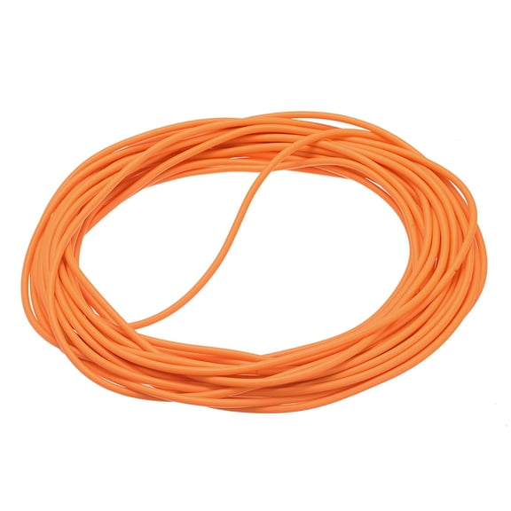 Uxcell Natural Latex Rubber Tubing 1/16"(1.6mm) ID 1/8"(3.2mm) OD 16ft Orange Highly Elastic for Sports Exercise Fitness