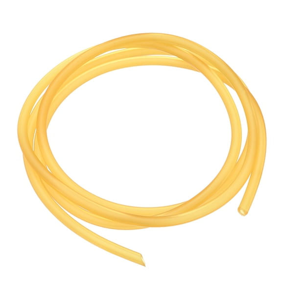 Uxcell Natural Latex Rubber Tubing 1.8mm ID 4.2mm OD 3.3ft Highly Elastic for Sports Exercise Fitness
