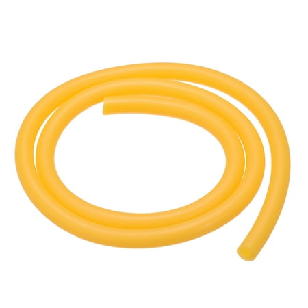 Uxcell Natural Latex Rubber Tubing 3/16"(5mm) ID 1/2"(12mm) OD 3.3ft Highly Elastic for Sports Exercise Fitness