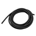 thumbnail image 1 of Uxcell Natural Latex Rubber Tubing 3mm ID 6mm OD 10ft Black Highly Elastic for Sports Exercise Fitness, 1 of 5