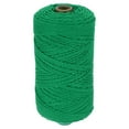 thumbnail image 1 of Uxcell Natural Macrame Cord 2mm x 219 Yards 3 Strand Twisted Cotton Macrame Rope for DIY Knitting Plant Wall Hanger Dreamcatcher, Emerald Green, 1 of 6