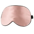 thumbnail image 1 of Uxcell Natural Silk Sleep Mask Adjustable Soft Eye Mask Cooling Blackout Eye Cover with Elastic Straps Red, 1 of 6