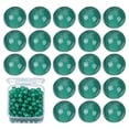 thumbnail image 1 of Uxcell Natural Stone Beads Chalcedony Beads for Jewelry Making Bracelet Necklace Dark Green 4mm, 1 of 7