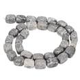 thumbnail image 1 of Uxcell Natural Stone Gemstone Beads, Cuboid Loose Semi Spacer Beads Crystal Agate Bead for Bracelet Necklace Jewelry Making Marble Gray, 1 of 6