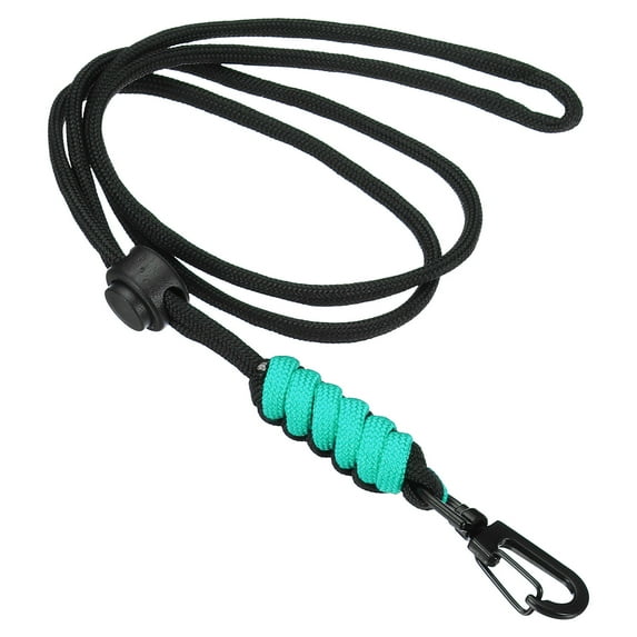 Uxcell Neck Lanyard Badge Lanyards Adjustable Long Strap Card Holder Keychains Green