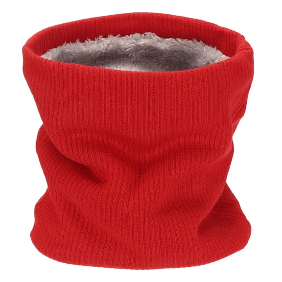 Uxcell Neck Warmer Gaiter, Double-Layer Winter Ski Face Mask Scarf Thermal Stretch Thick Windproof Scarves- Fitting for (Men Women/Cold Weather/Skiing/Snow Boarding/Running) Red