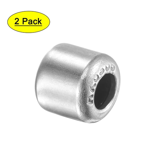 Uxcell Needle Roller Bearings, Open End, Stamping Steel Drawn Cup Metric 3mm x 6.5mm x 6mm/ 0.12" x 0.26" x 0.24"