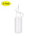 thumbnail image 1 of Uxcell Needle Tip Bottle Precision Plastic Applicator 10ml with White Cap, 10 Count, 1 of 6