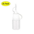 thumbnail image 1 of Uxcell Needle Tip Bottle Precision Plastic Applicator 5ml with White Cap, 20 Count, 1 of 6