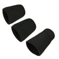 thumbnail image 1 of Uxcell Neoprene Insulated Reusable Coffee Tea Cup Sleeves Black 3in 1 set, 1 of 7