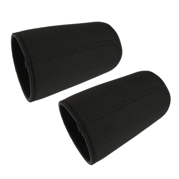 Uxcell Neoprene Insulated Reusable Coffee and Tea Cup Sleeve Black Pack of 2