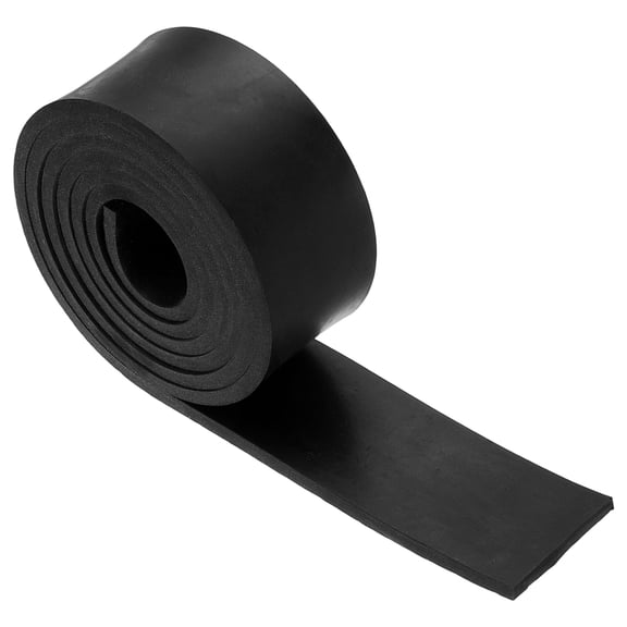 Uxcell Neoprene Rubber Strips, Solid Rubber Roll Pad Insulation for DIY Gasket Material, Sealing, Liner, Padding, Mat 2" x 1/4" x 5'