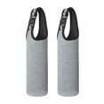 thumbnail image 1 of Uxcell Neoprene Water Bottle Sleeves, Water Bottle Carrier Bottle Can Sleeves with Carrying Handle for Cycling Camping Gray, 1 of 7