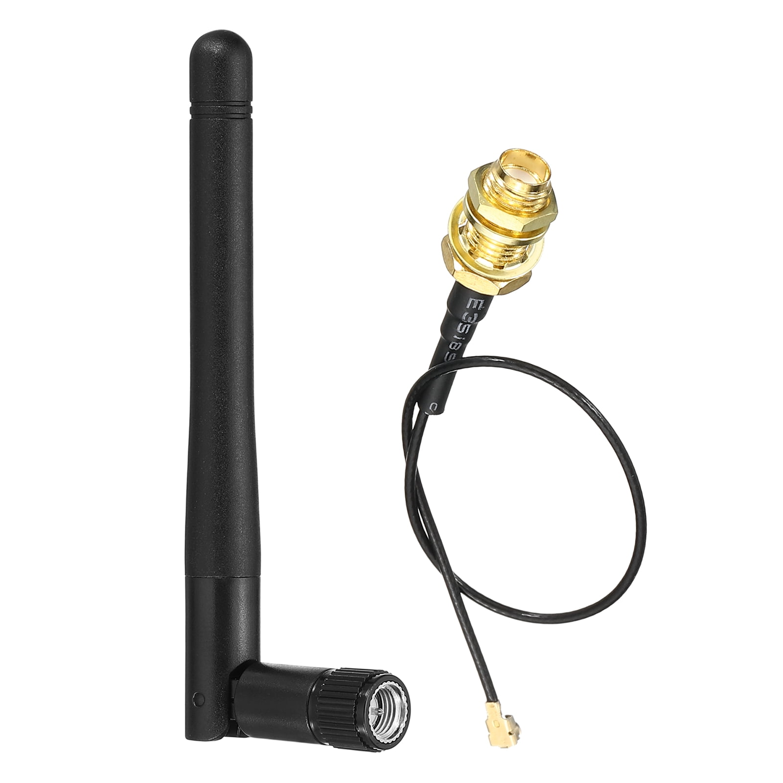 Dbi Computer Cable Uxcell Network Antenna 2.4Ghz 3dBi, 6 Inch UFL/IPEX to RP-SMA Female ...