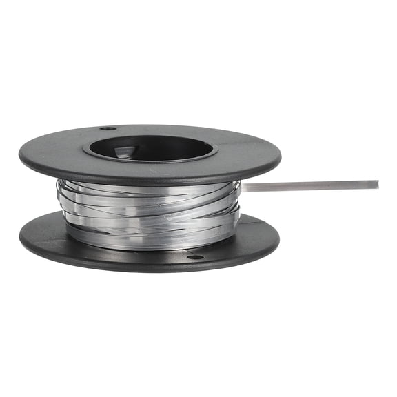 Uxcell Nichrome Flat Heater Wire 24.5ft(7.5m)x0.2mmx2mm High Temp Wire for Heating Elements, DIY Crafts, Black and Silver