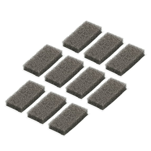 Uxcell Nickel Foam Electrode, Button Battery Electrode Disc Nickel Foam Sheet Porous Foam 20x10x4mm 100Pcs, Grey