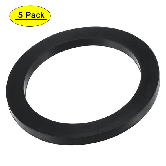 Uxcell Nitrile Rubber Flat Washer Gaskets for Wrench Type Quick Connector 3"