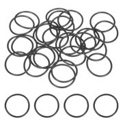 Uxcell Nitrile Rubber O Ring, 32mm OD 28mm ID mm 2mm Width 50 Pcs, Metric Buna-N NBR Sealing Gasket Resist Oil Heat O-Rings, Suit for - Lumbing/Water Hose/Faucet/Automotive Repair