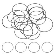 Uxcell Nitrile Rubber O Ring, 80mm OD 76mm ID mm 2mm Width 20 Pcs, Metric Buna-N NBR Sealing Gasket Resist Oil Heat O-Rings, Suit for - Lumbing/Water Hose/Faucet/Automotive Repair