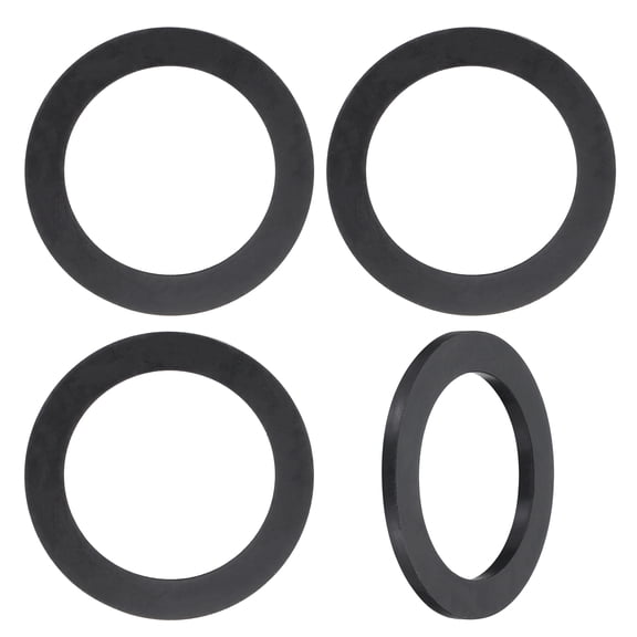 Uxcell Nitrile Rubber Washer 1-1/2" OD x 1" ID x 1/7" Thick Black 20Pcs NBR Rubber Flat Washers, Vibration Damping Washers Sealing Gasket Washers, for Bolt Screw Faucet Pipe Water Hose Shower Head