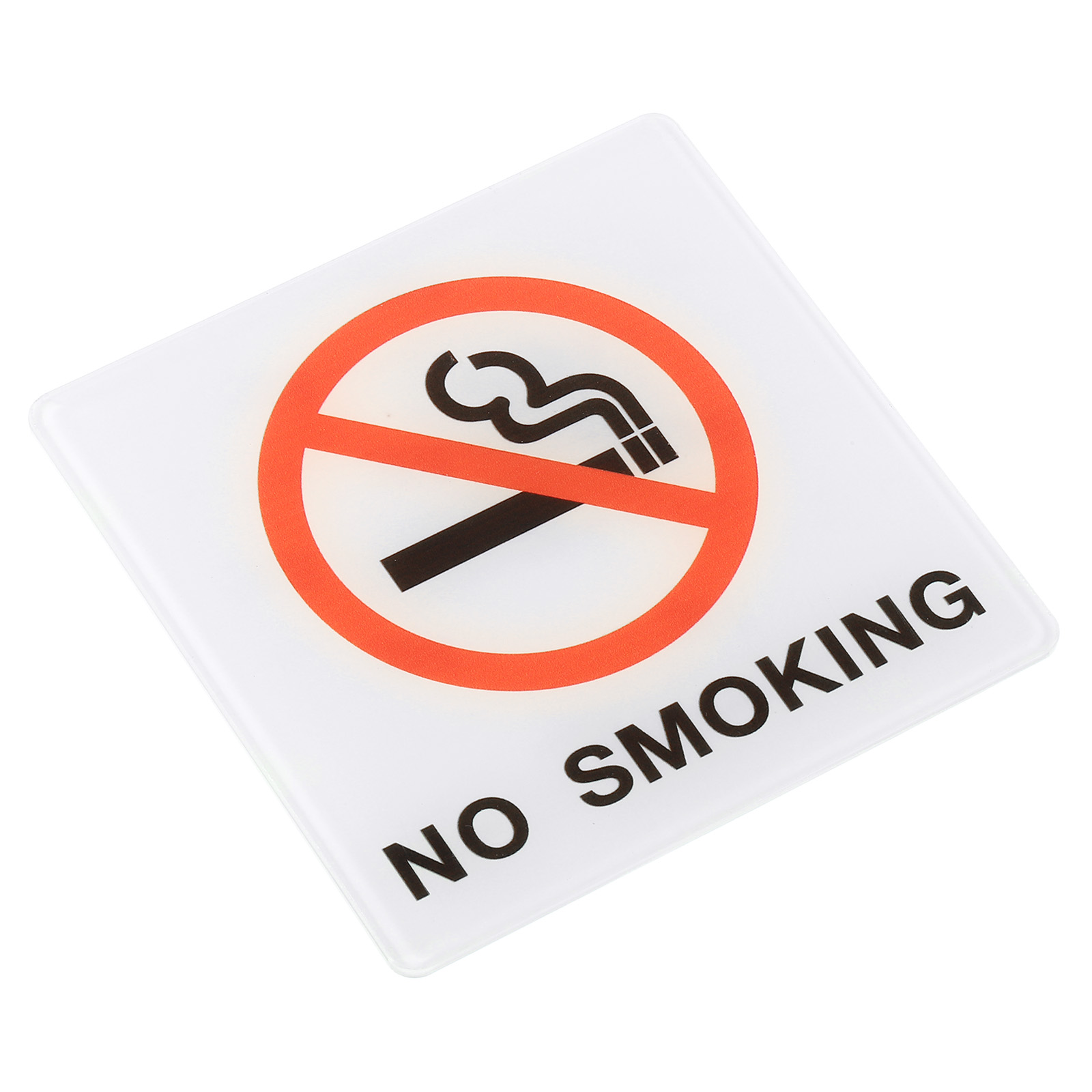 Uxcell No Smoking Sign Adhesive Indoor Outdoor Wall Mount Sticker