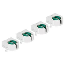 Uxcell Non Shunted T8 Lamp Holder Socket Light Socket LED Fluorescent Tube White Green 4 Pack
