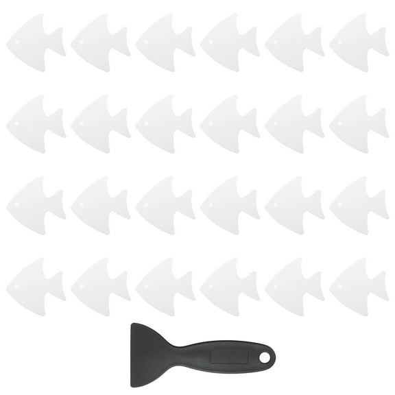 Uxcell Non Slip Bathtub Stickers, Anti Slip Shower Stickers with Scraper Bathroom Shower Floor Decals Transparent