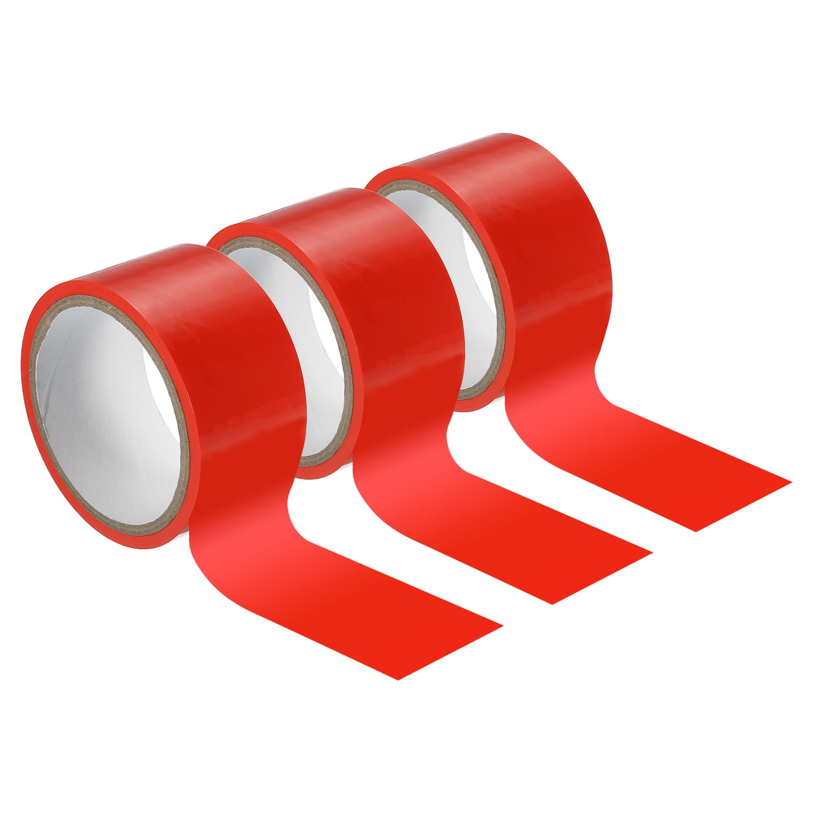 Uxcell Non Stick Static Tapes 2 in X 49 ft, 3 Roll Duct Tape No Glue