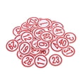 thumbnail image 1 of Uxcell Number Digital Patch Number Embroidery Red Number Cloth Paste Number DIY 50 Pack, 1 of 6
