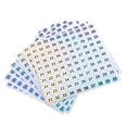 thumbnail image 1 of Uxcell Number Stickers, Number 21 to 40 Round Number Labels Reflective Sticker for Numbering Sorting, 10 Sheets, 1 of 6