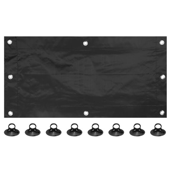 Uxcell Nursery Blackout Curtain, 40" x 22" with Suction Cups for Nursery Bedroom
