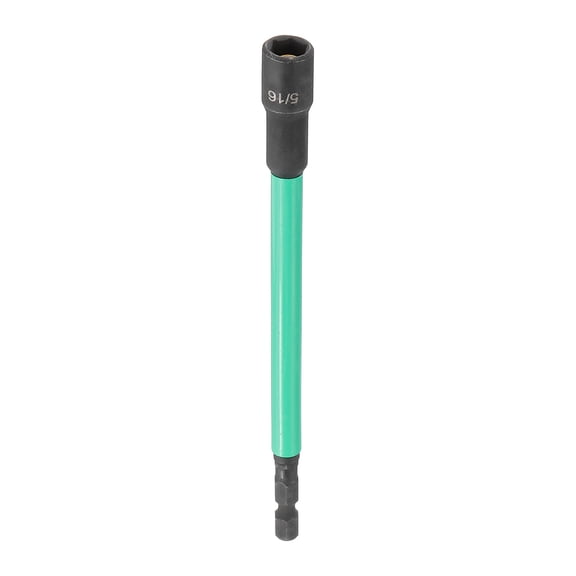 Uxcell Nut Driver Drill Bit 5/16" Socket 1/4" Hex Shank 6" Long