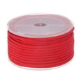 thumbnail image 1 of Uxcell Nylon Beading Cord 3mm x 32.8 Feet Braided Knotting String for Bracelet Making, Red, 1 of 4