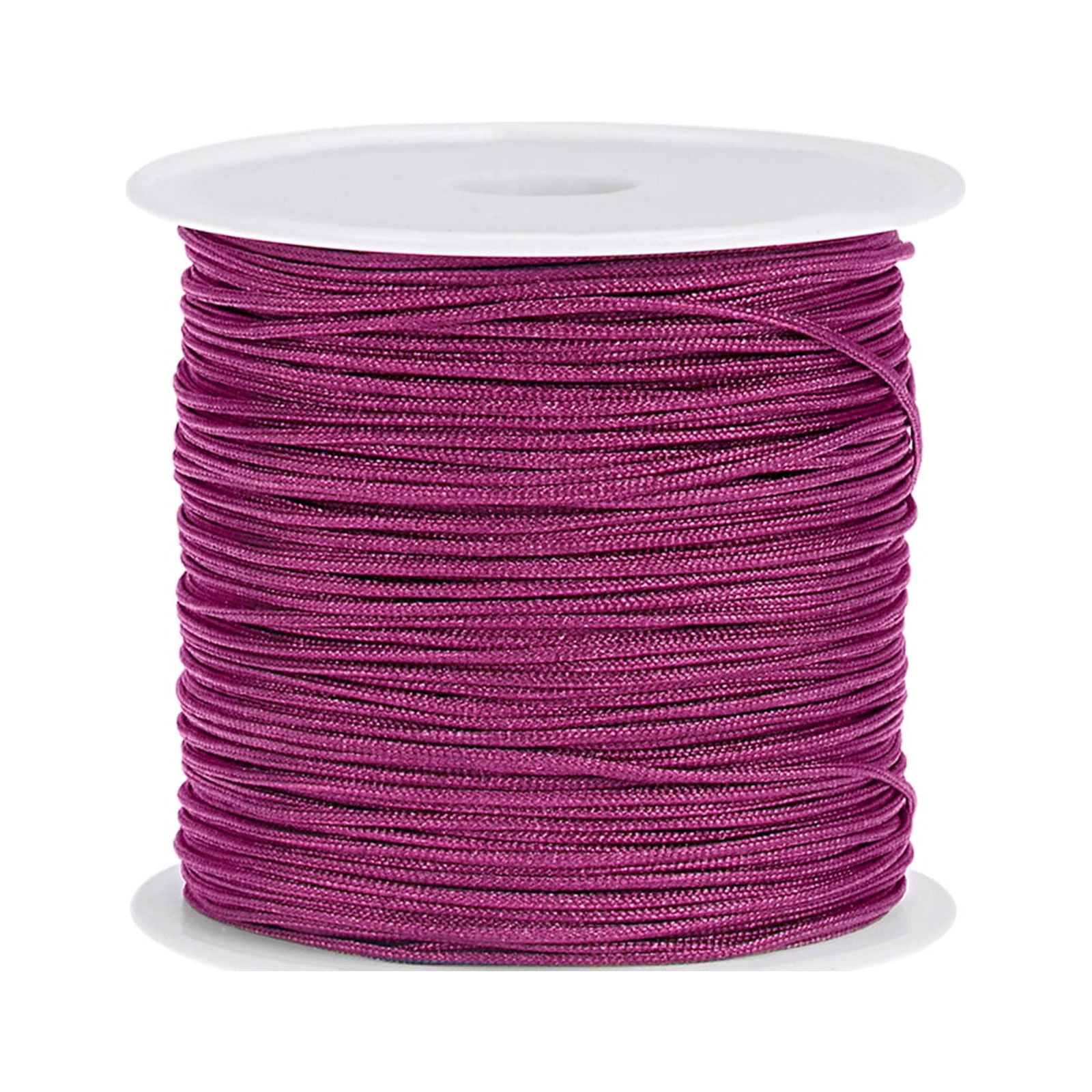 Uxcell Nylon Cord DIY Making Satin String Craft Wire with Plastic Spool ...