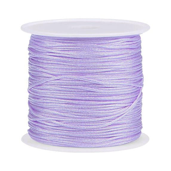 Uxcell Nylon Cord DIY Making Satin String Craft Wire with Plastic Spool ...