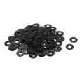 thumbnail image 1 of Uxcell Nylon Flat Washers ID OD Thick Black M6x16mmx1mm 120 pack, 1 of 7