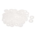 thumbnail image 1 of Uxcell Nylon Flat Washers ID OD Thick White M12x30mmx1.5mm 120 pack, 1 of 7